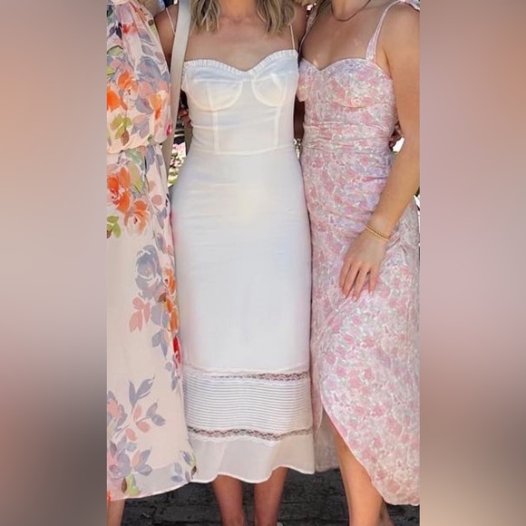 Reformation Ronan Dress Ivory - 2 - Picture 6 of 6